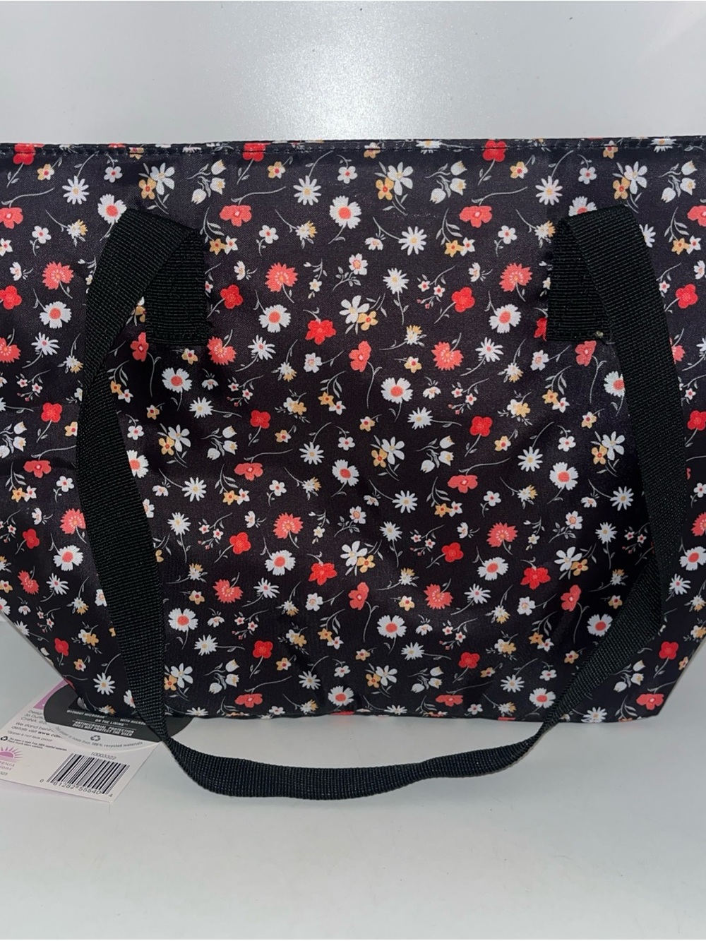 California Innovations Insulated Cooler Lunch Bag Black Floral - Picture 3 of 11